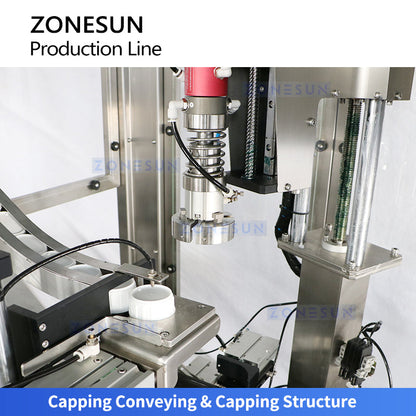 ZONESUN ZS-FAL180Z10 Servo Filling Capping and Labeling Machine