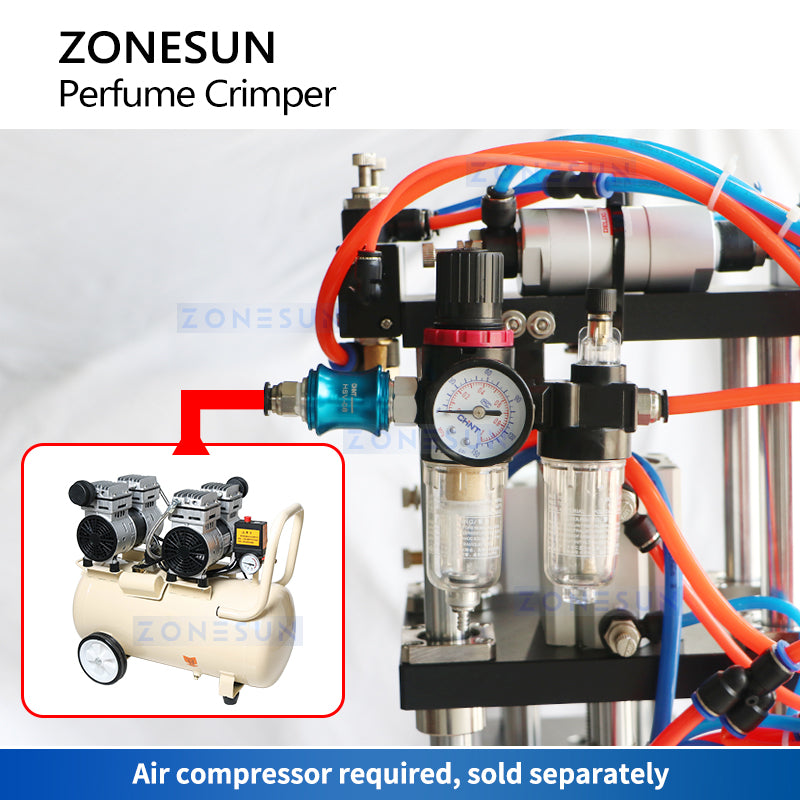 ZONESUN ZS-YG08Z Pneumatic Perfume Bottle Capping Machine