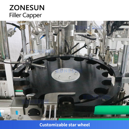 ZONESUN ZS-AFC34 AutomaticThick Paste Filling Capping Machine