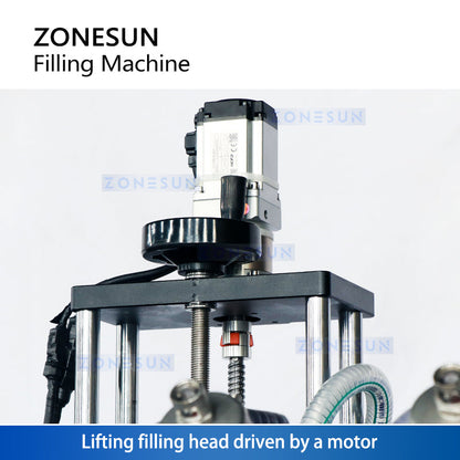 ZONESUN ZS-SV6HS Servo Piston Foam Liquid Filling Machine