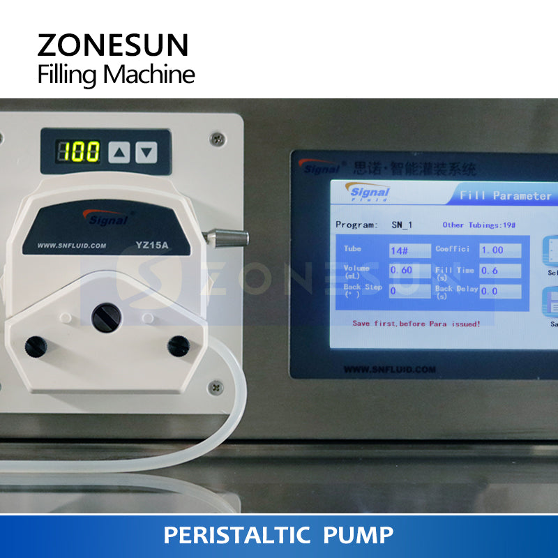 peristaltic pump filler