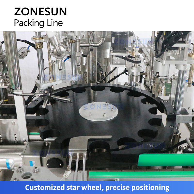 ZONESUN ZS-FAL180F4 Rotary Syrup Thick Paste Sauce Production Line