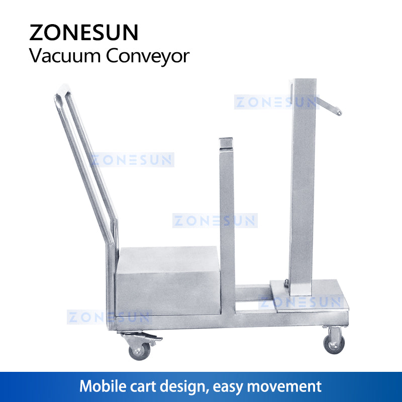 mobile cart feeding machine