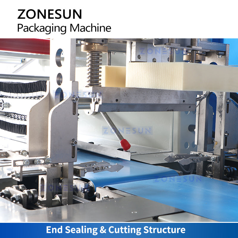 ZONESUN ZS-ZB600W Horizontal Flow Wrapping Machine Composite Film Wrapper