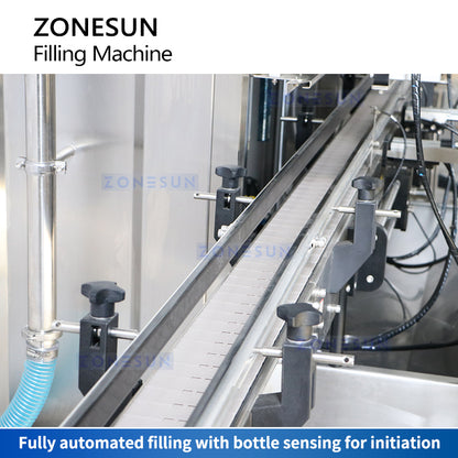 ZONESUN Automatic Explosion Proof Filling Machine Chemical Bottle Liquid Filler ZS-YTEX1