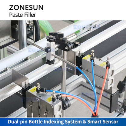 ZONESUN ZS-DTGT900U2 Automatic Rotor Lobe Pump Double Heads Liquid Paste Filling Machine