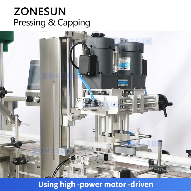 ZONESUN Automatic Capping Machine Lid with Inner Plugs Capper ZS-XG16X