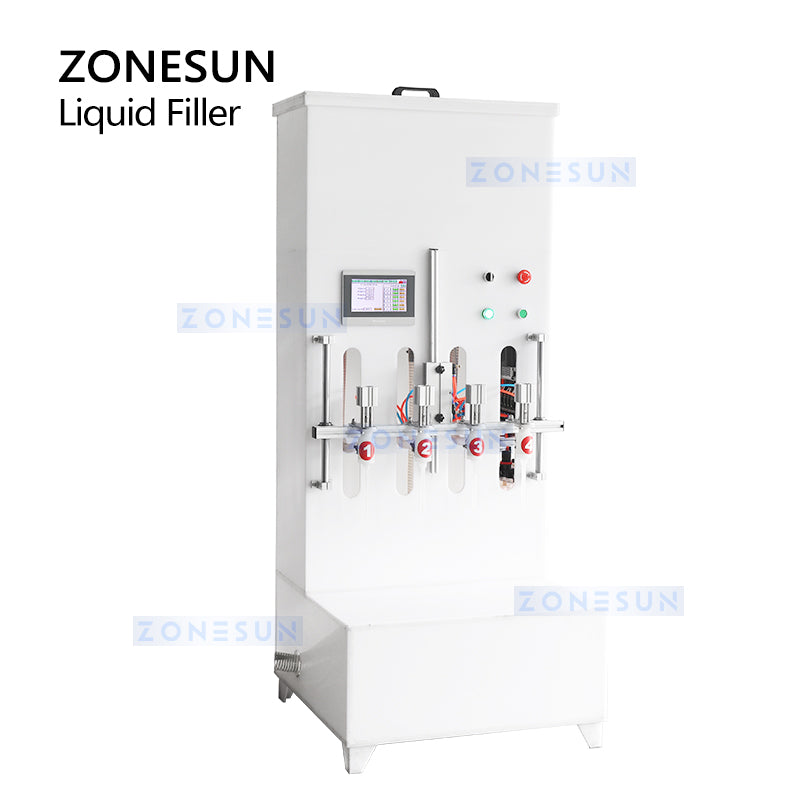 ZONESUN ZS-YTCR4 Semi-automatic Corrosive Liquid Filling Machine（Best Offer）