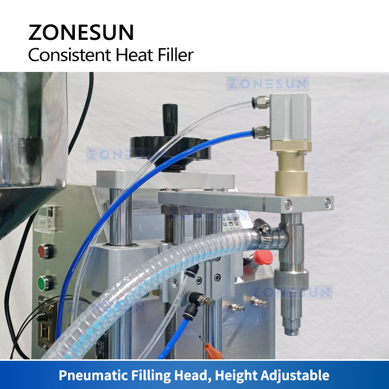 ZONESUN Cosmetic Paste Filler Consistent Heating Mixing Filling Machine ZS-WCHJ1C