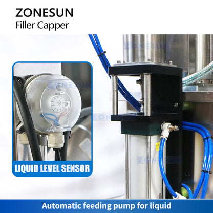 ZONESUN ZS-FAL180F7 Coconut Jelly Juice Filling Capping Production Line