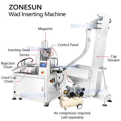  Induction Wad Inserting Machine