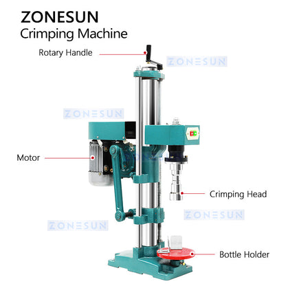 semi-automatic capping machine