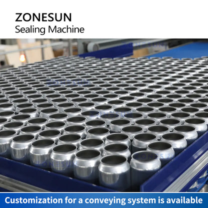 ZONESUN Automatic Beer Canning Line Tin Can Filling and Sealing Machine ZS-CFS18-4