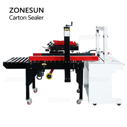 Máquina de sellado de cartón ZONESUN ZS-FK8060S