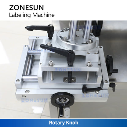 ZONESUN Automatic Bottle Neck and Body Round Labeling Machine ZS-TB822R