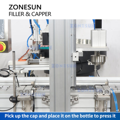 ZONESUN Automatic Piston Paint Can Production Line ZS-FAL180B4