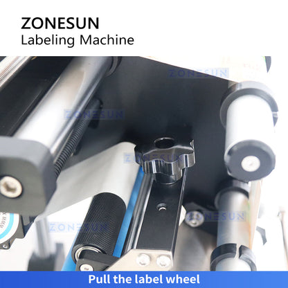 ZONESUN ZS-TB150R Flat Surface Label Applicator Desketop Labeling Machine