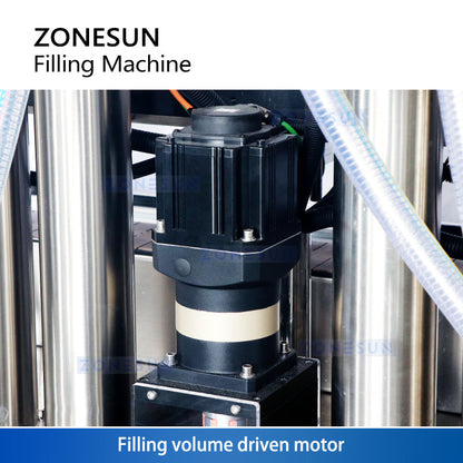 ZONESUN ZS-SV6HS Servo Piston Foam Liquid Filling Machine