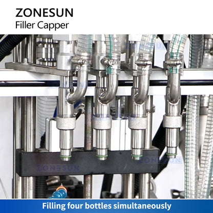 ZONESUN ZS-FAL180F7 Coconut Jelly Juice Filling Capping Production Line