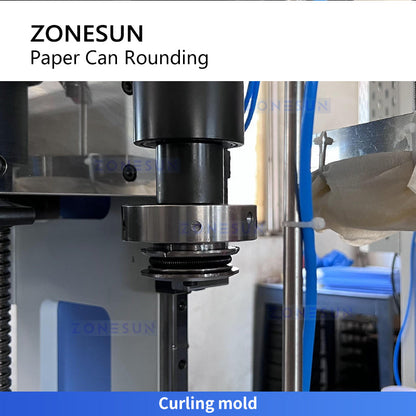 ZONESUN ZS-ZGJB6 Round Box Edge Paper Tube Inner Curling Machine