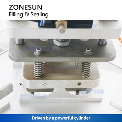 ZONESUN ZS-AFS07 Plastic Cup Piston Pump Liquid Paste Filling Sealing Machine