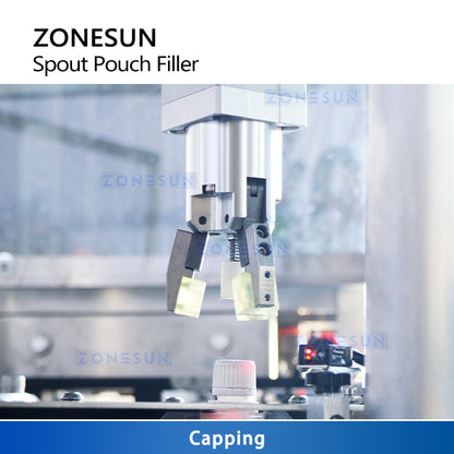 ZONESUN Spout Pouch Filling Machine Filling Capping Monoblock Doypack Rotary Packing Equipment ZS-AFC12