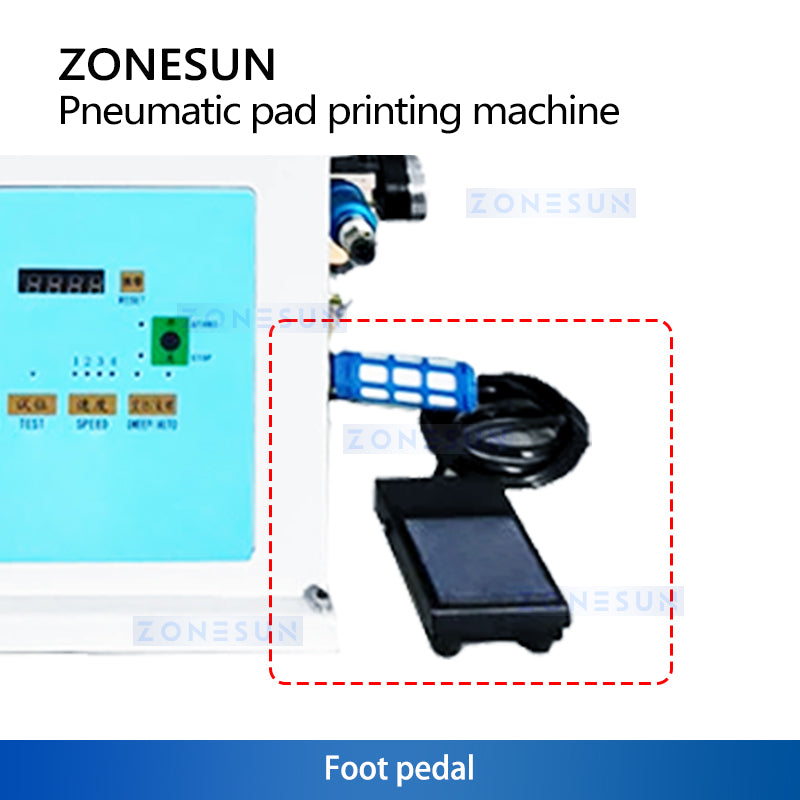 ZONESUN ZS-QYY1 Pad Printing Machine Flat Surface Printer