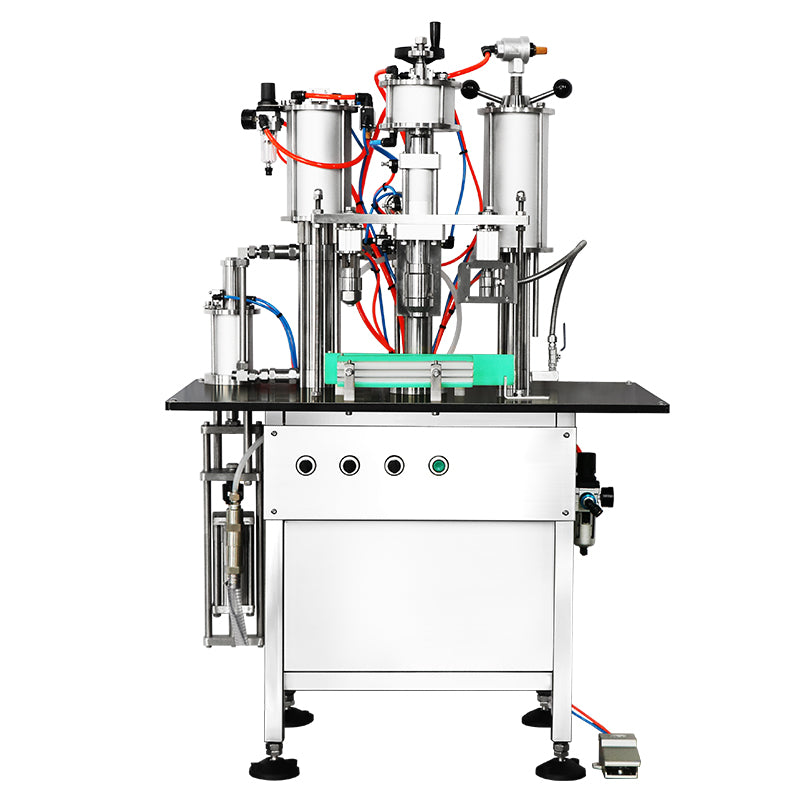 Máquina de llenado y sellado de líquidos para latas de aluminio en aerosol ZONESUN ZS-QWFS1 