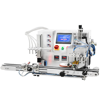 ZONESUN ZS-DTFC4Y Tabletop Liquid Filling and Capping Machine