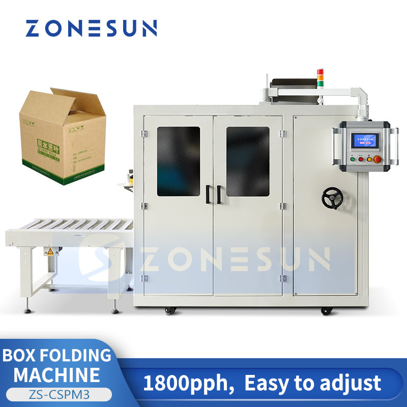 ZONESUN ZS-CSPM3 Automatic Carton Box Folding Sealing Machine