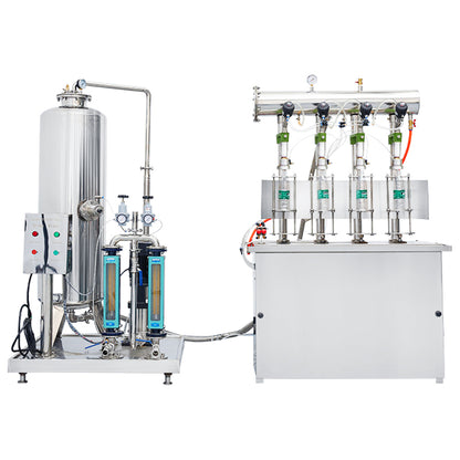 ZONESUN ZS-CF4 Carbonated Drinks Beverage Liquid Filling Machine