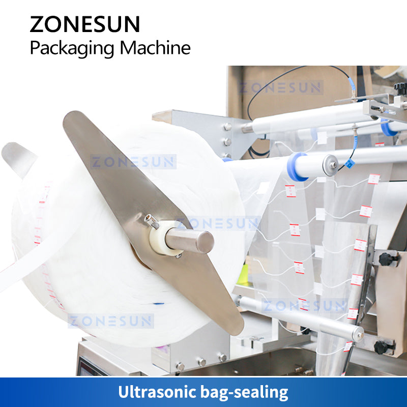 ZONESUN VFFS Pyramid Tea Bag Pouch Making Machine