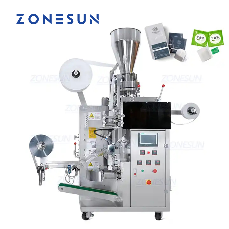 ZONESUN ZS-FS622 Automatic Tea Bag With Outer Bag Filling Sealing Machine