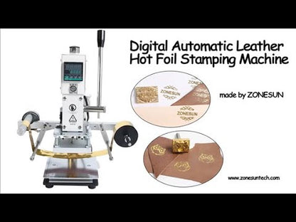 Máquina de estampado en caliente de metal manual ZONESUN ZS-90A