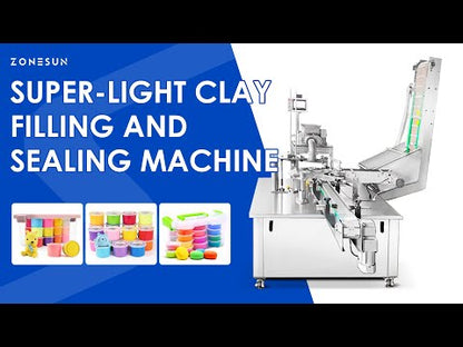 ZONESUN ZS-100XPN Automatic Slime and Clay Filling Sealing Machine