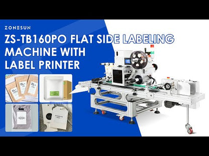 ZONESUN ZS-TB160PO Automatic Flat Surface Labeling Machine