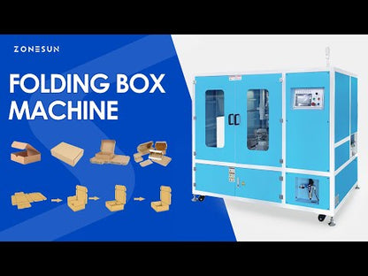 ZONESUN ZS-ZH15 Automated Carton Folding Machine Box Packer