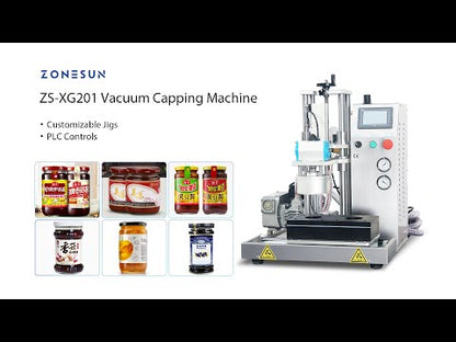 ZONESUN ZS-XG201 Vacuum Can Capping Machine