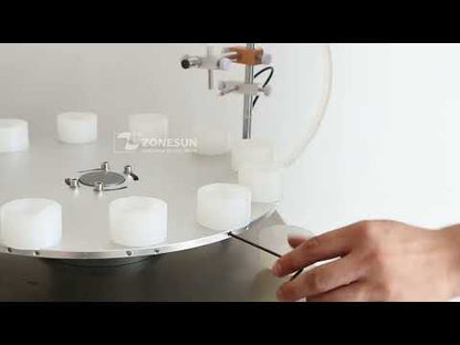 ZONESUN ZS-AFC1P Automatic Peristaltic Pump Liquid Filling Capping Machine