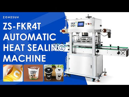 ZONESUN ZS-FKR4T Automatic Foil Sealing Machine Continuous Sealer