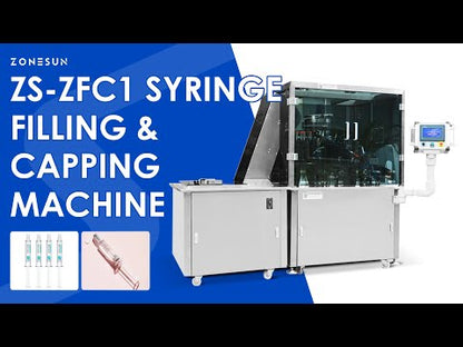 ZONESUN ZS-ZFC1 Cosmetic Liquid Serums Syringe Filling Stoppering Machine