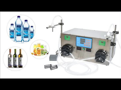 ZONESUN 2 Nozzles Peristaltic Pump Liquid Filling Machine