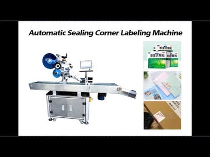 ZONESUN XL-T833 Automatic Box Corner Flat Surface Labeling Machine With Date Coder