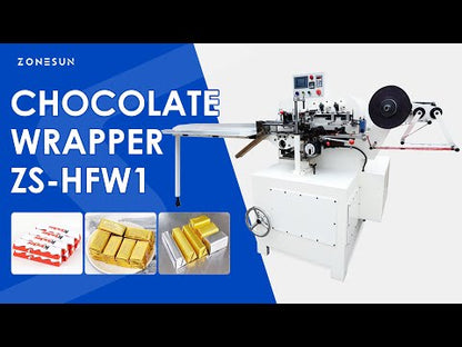 ZONESUN ZS-HFW1 Chocolate Wrapping Machine Horizontal flow wrapper