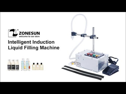 ZONESUN Intelligent Induction Heat-resistant Diaphragm Pump Liquid Filling Machine