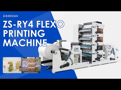 ZONESUN ZS-RY4 4-Color Flexo Printing Machine