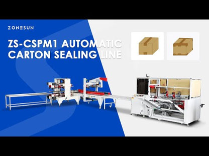 Línea de producción de sellado automático de cartón ZONESUN ZS-CSPM1