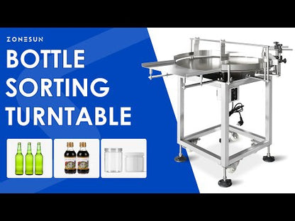 ZONESUN ZS-LP800N Bottle Unscrambler For Production Line