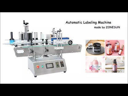 ZONESUN ZS-TB150A High Speed Single Side Round Bottle Labeling Machine For Normal Transparent Label（Best Offer）