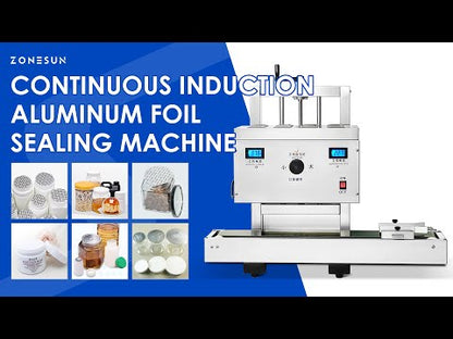 ZONESUN ZS-FK2200R Induction Sealing Machine Automatic Alunminum Foil Sealer